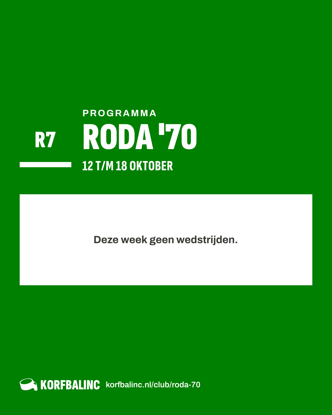 Uitslagen Roda '70