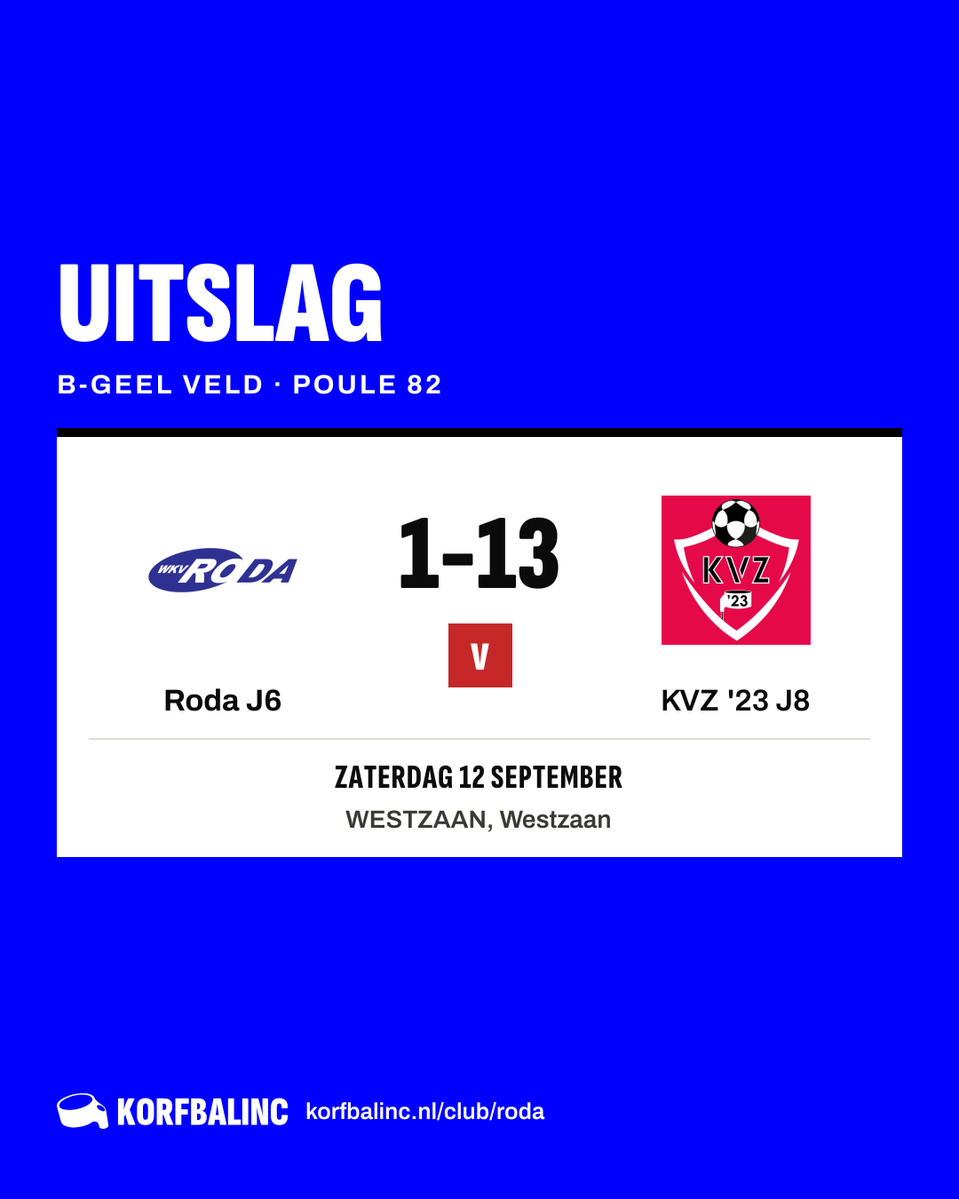 Roda J6 - KVZ '23 J8