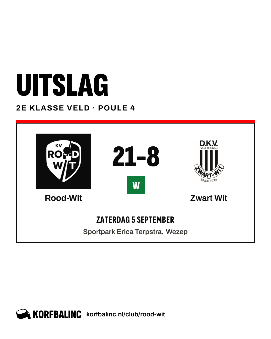Rood-Wit - Zwart Wit