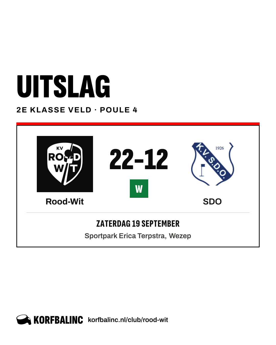 Rood-Wit - SDO
