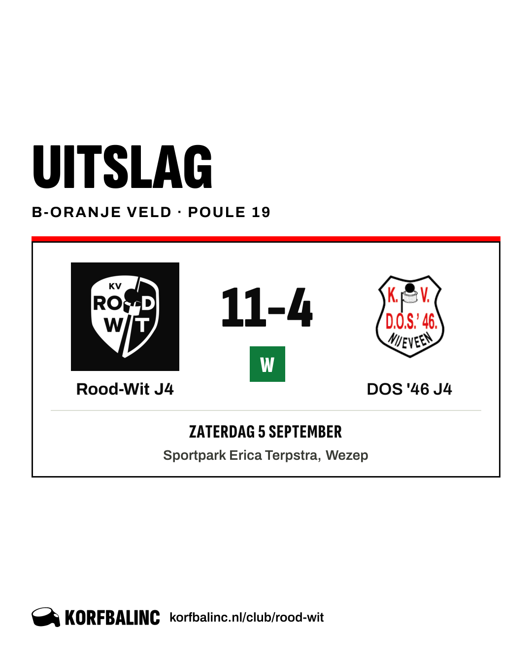 Rood-Wit J4 - DOS '46 J4