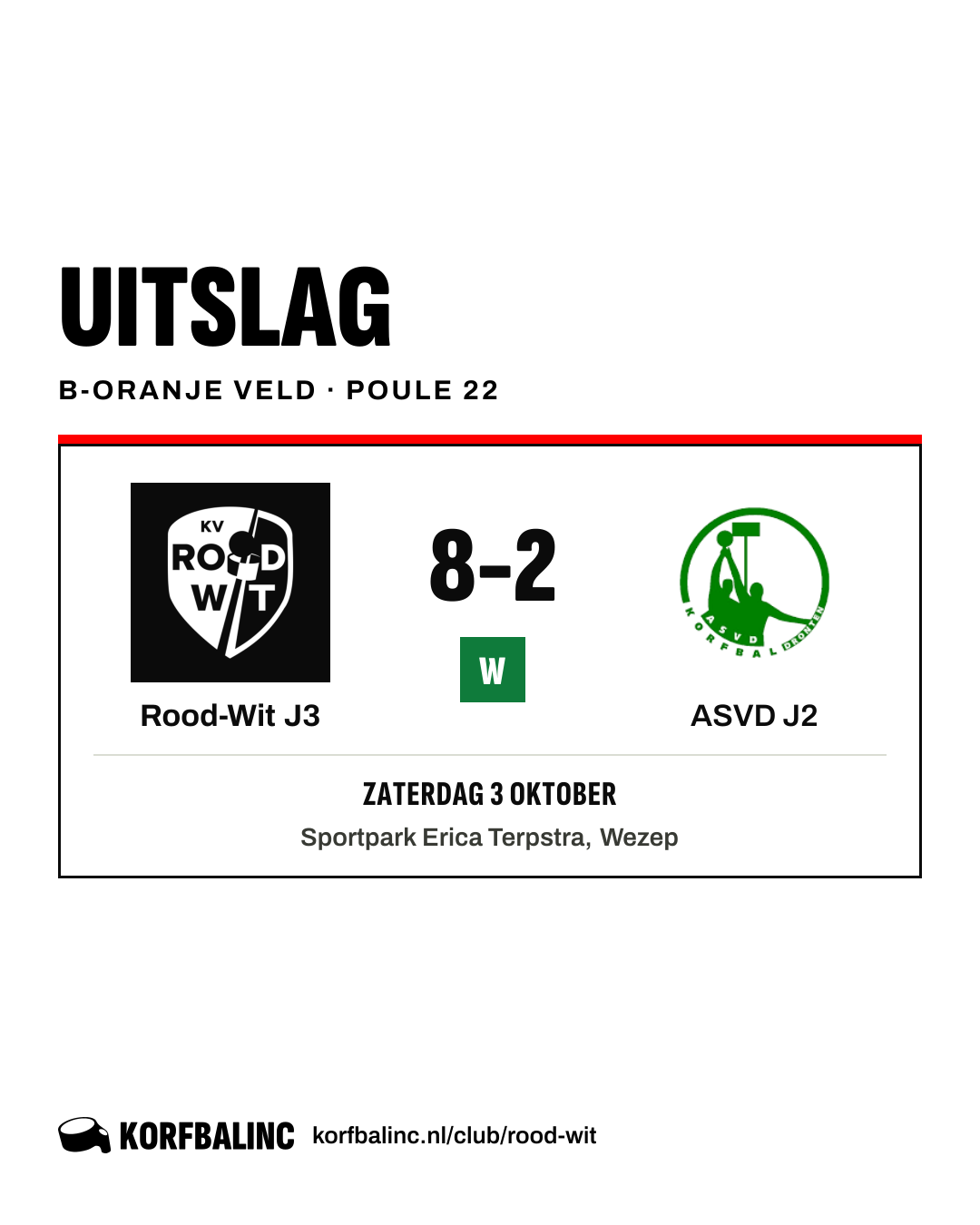 Rood-Wit J3 - ASVD J2