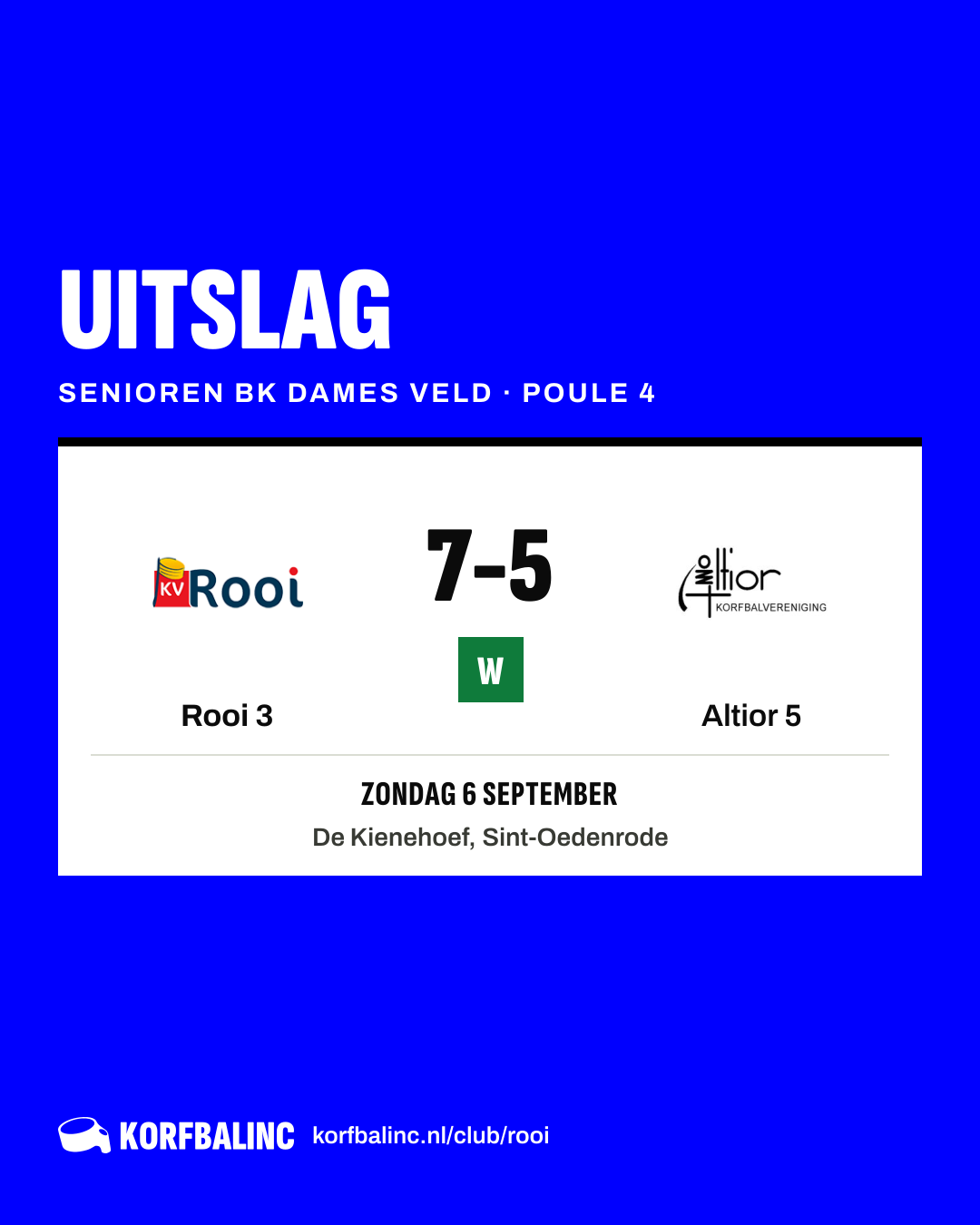 Rooi 3 - Altior 5