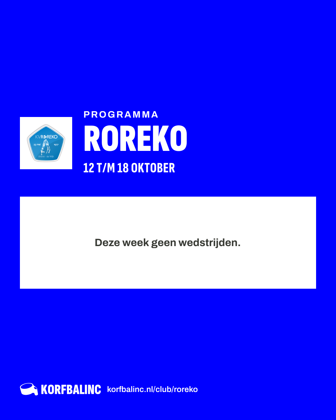 Uitslagen Roreko