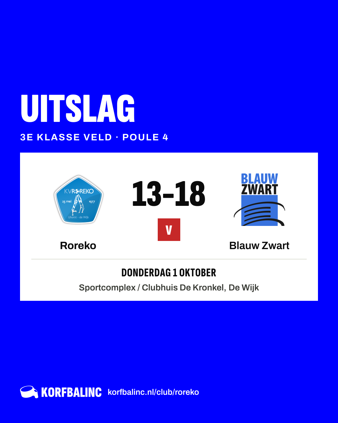Roreko - Blauw Zwart