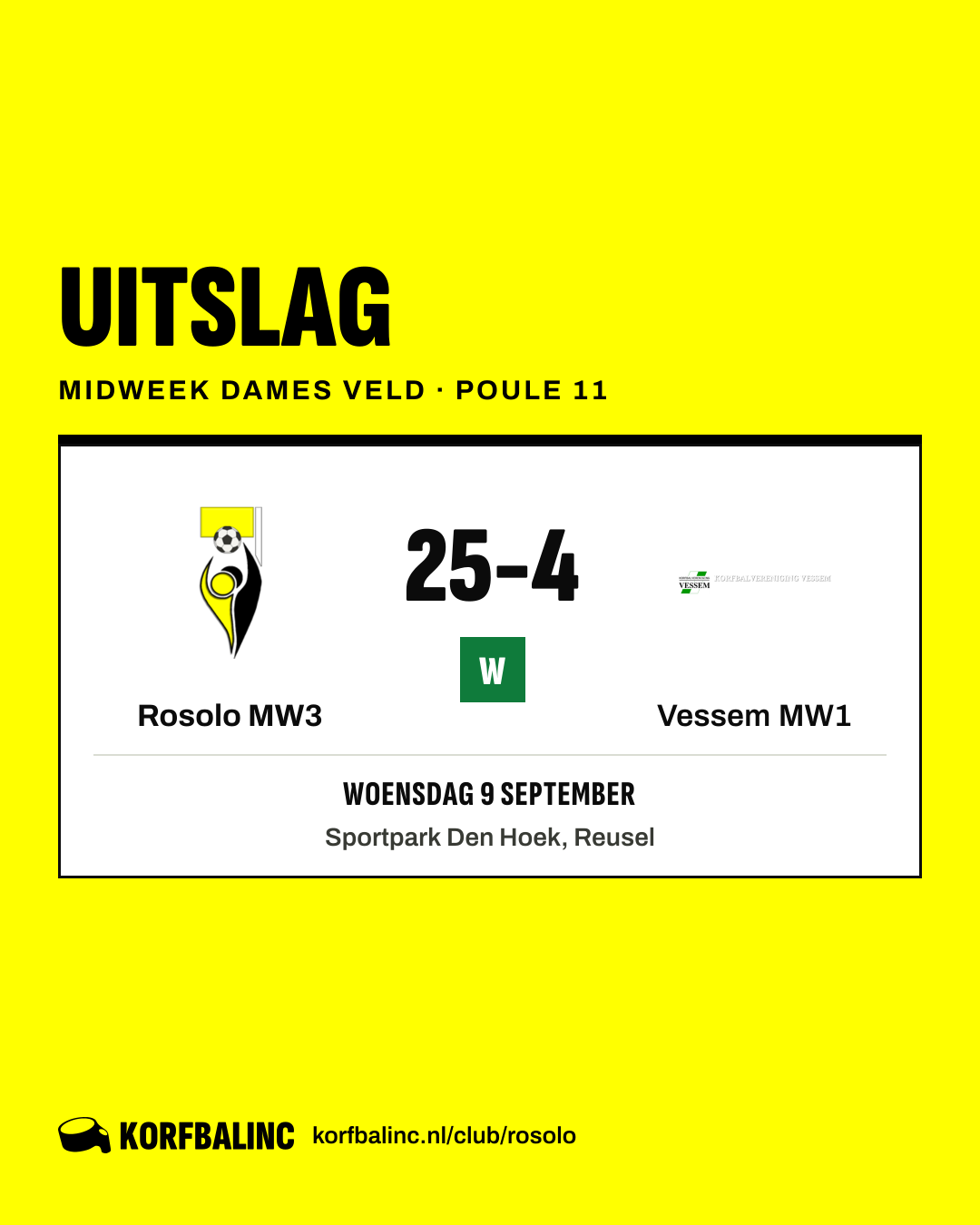 Rosolo MW3 - Vessem MW1