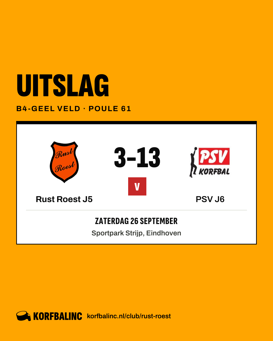 Rust Roest J5 - PSV J6