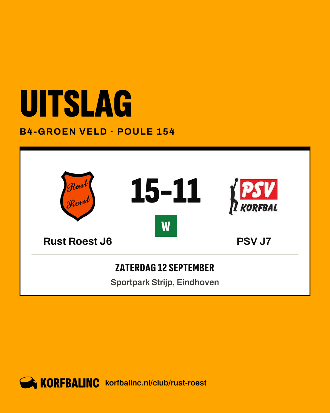 Rust Roest J6 - PSV J7