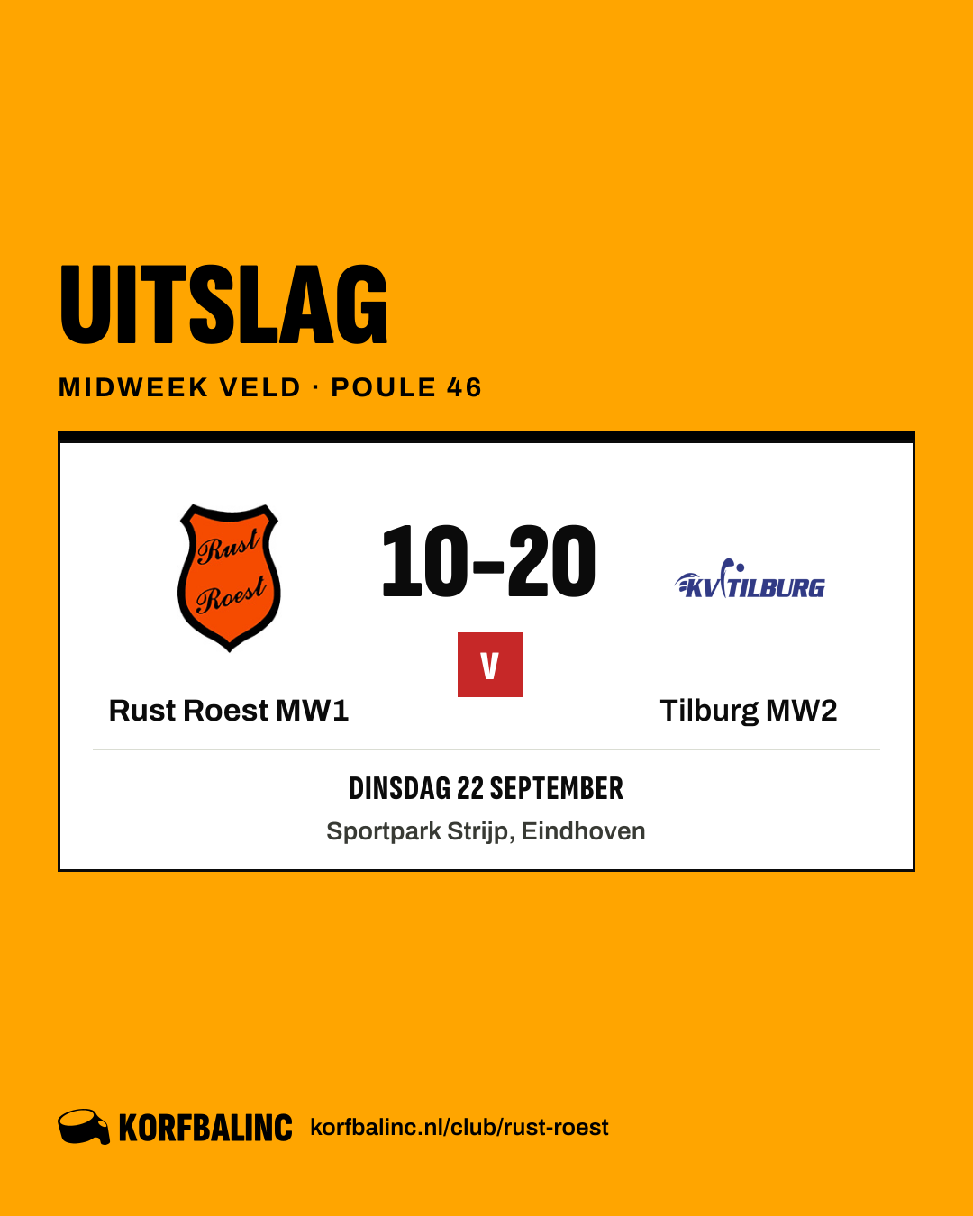Rust Roest MW1 - Tilburg MW2
