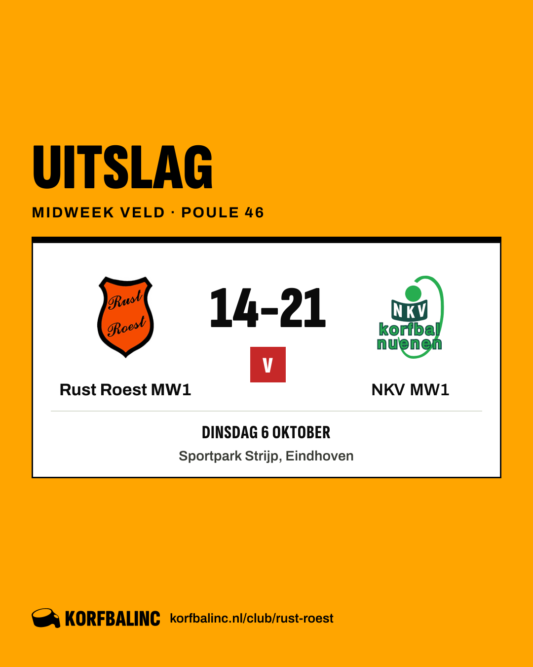 Rust Roest MW1 - NKV MW1