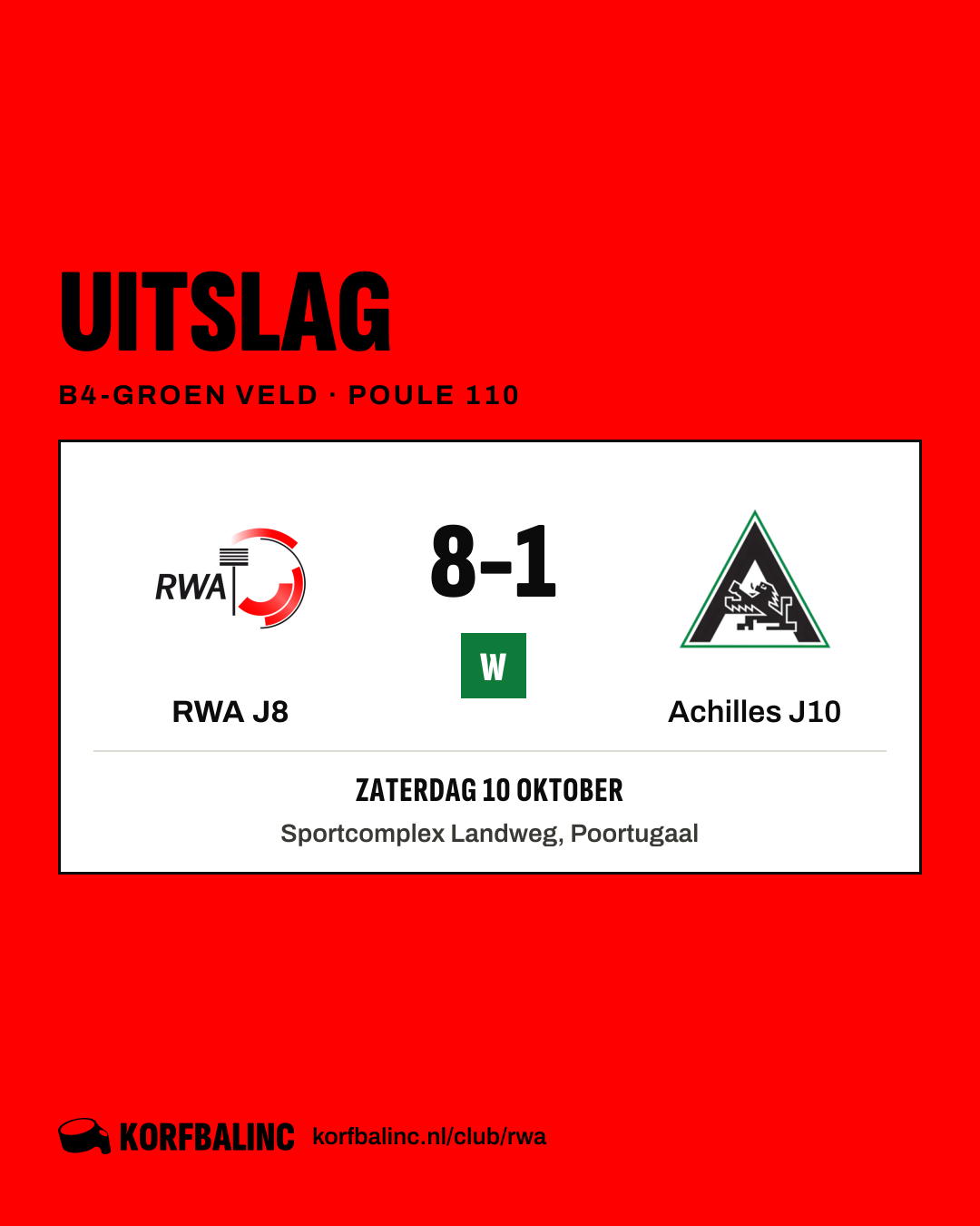 RWA J8 - Achilles J10