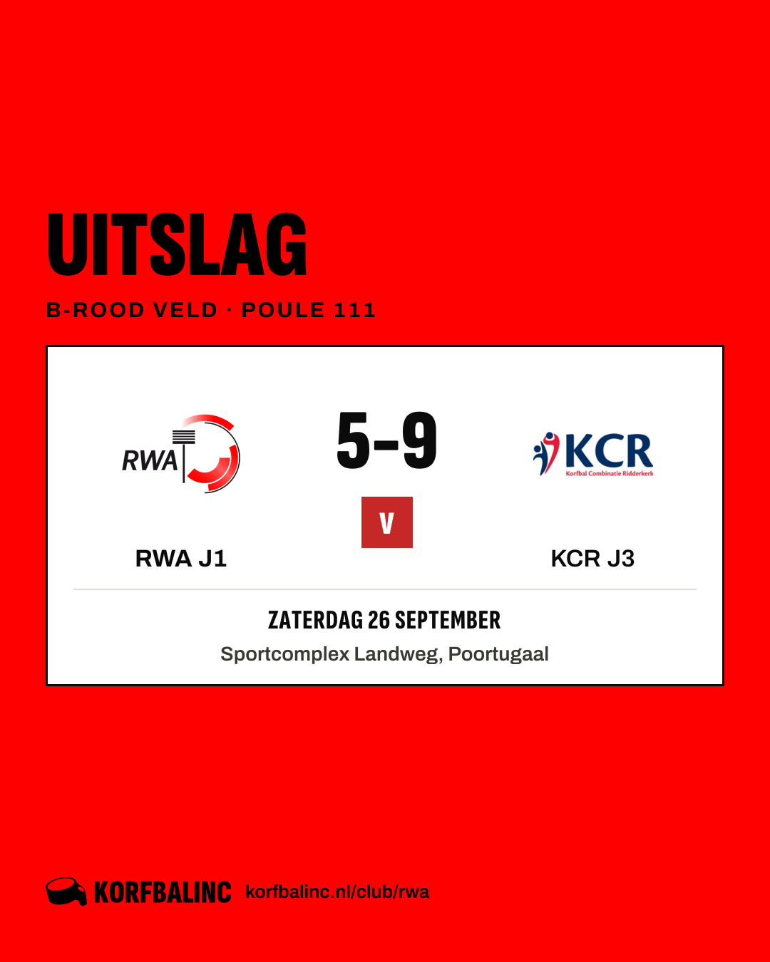 RWA J1 - KCR J3