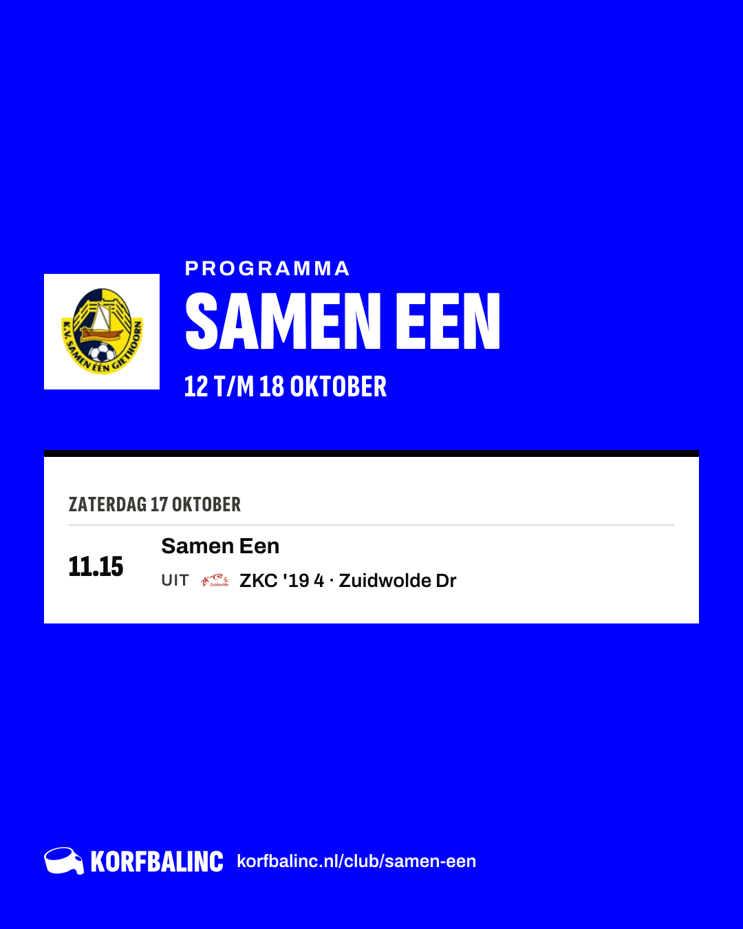 Programma Samen Een