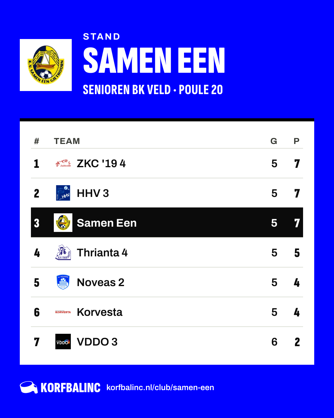 Stand Samen Een