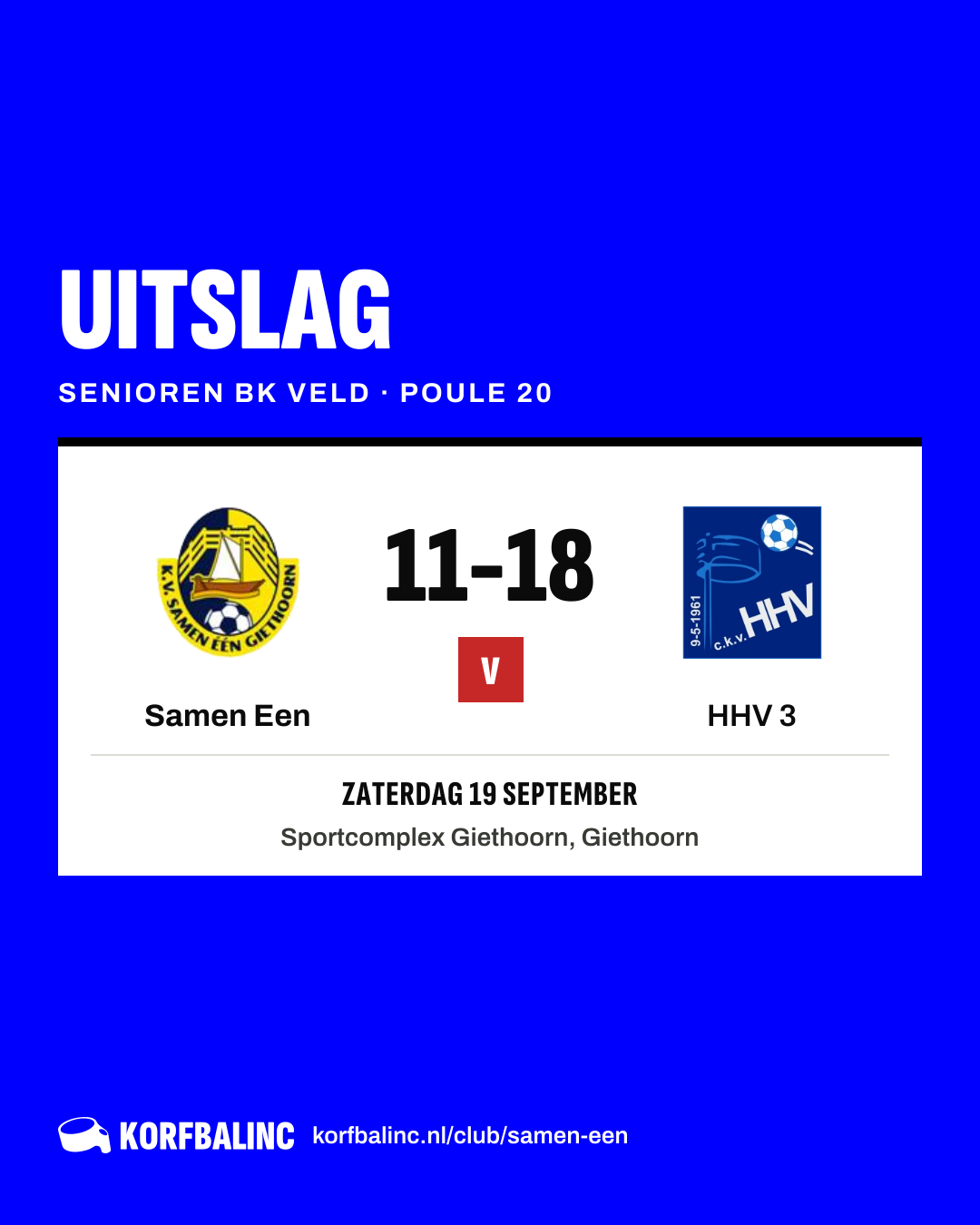 Samen Een - HHV 3