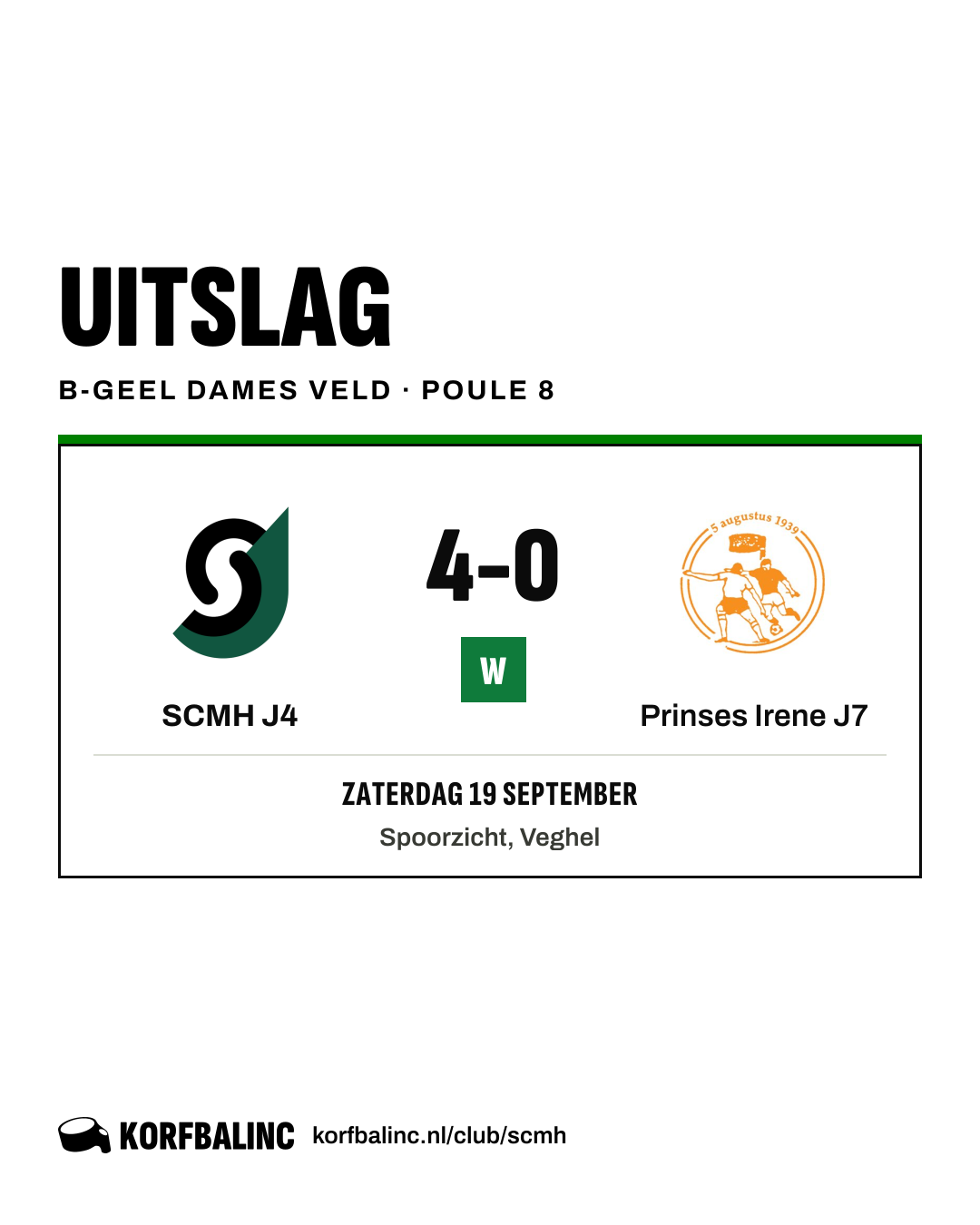 SCMH J4 - Prinses Irene J7