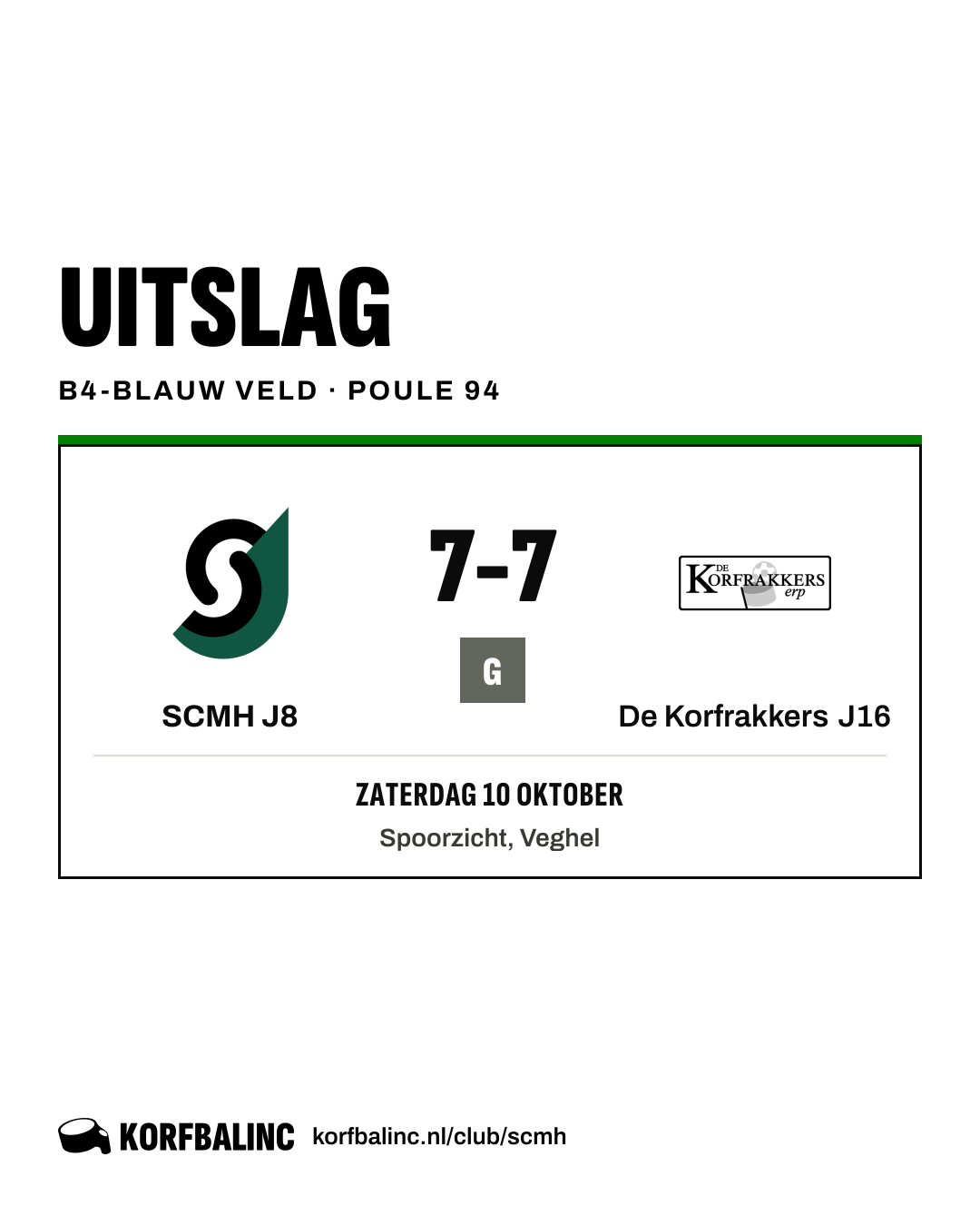 SCMH J8 - De Korfrakkers J16