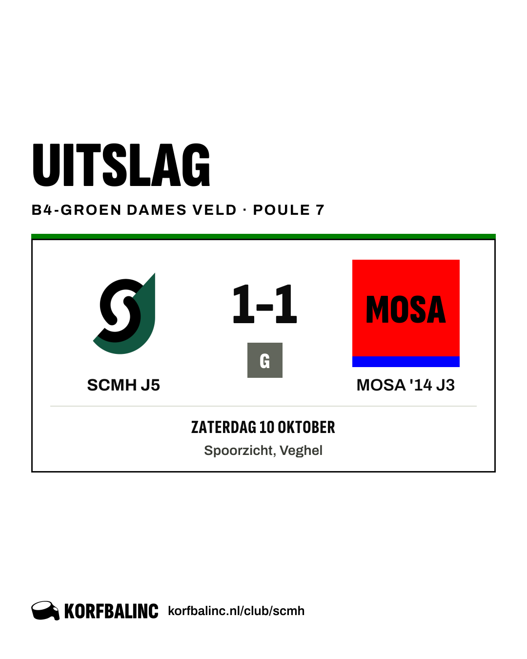 SCMH J5 - MOSA '14 J3