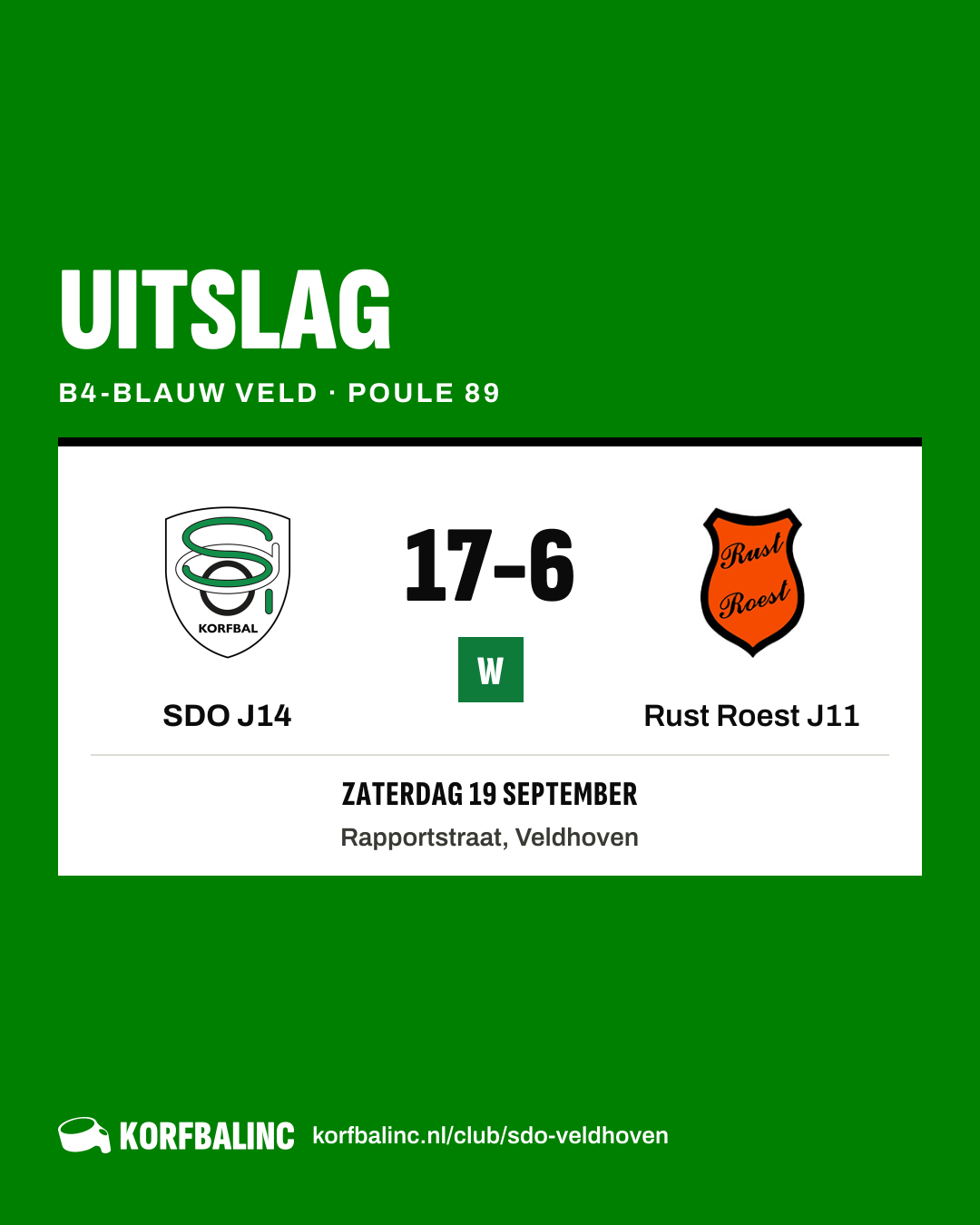 SDO J14 - Rust Roest J11