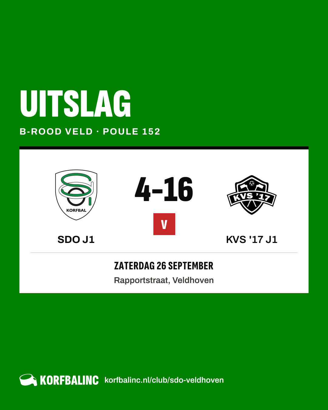 SDO J1 - KVS '17 J1