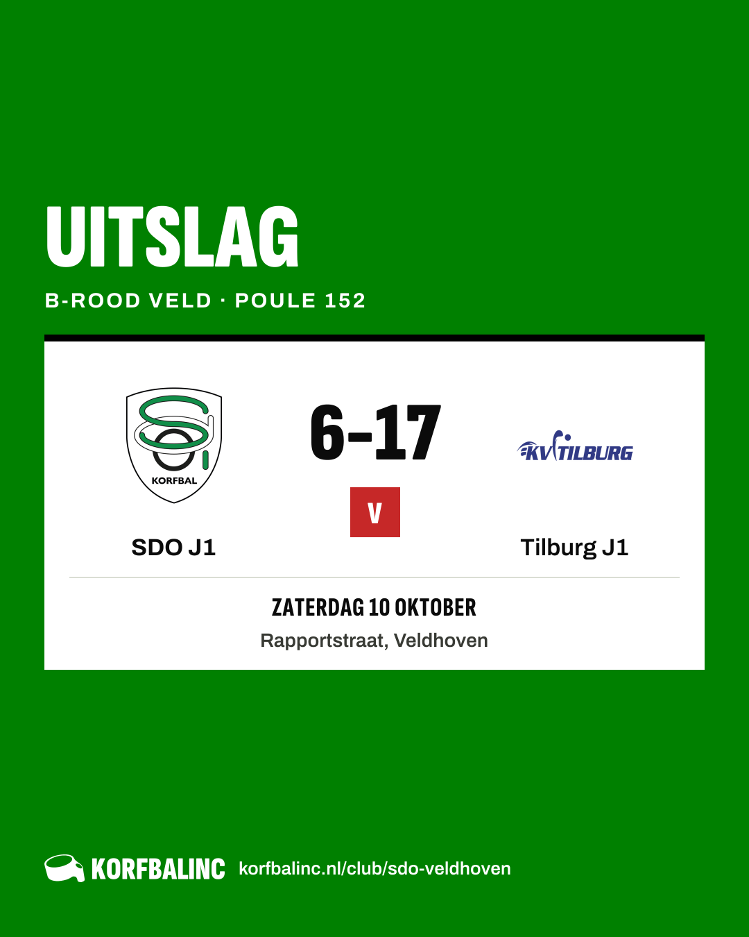 SDO J1 - Tilburg J1