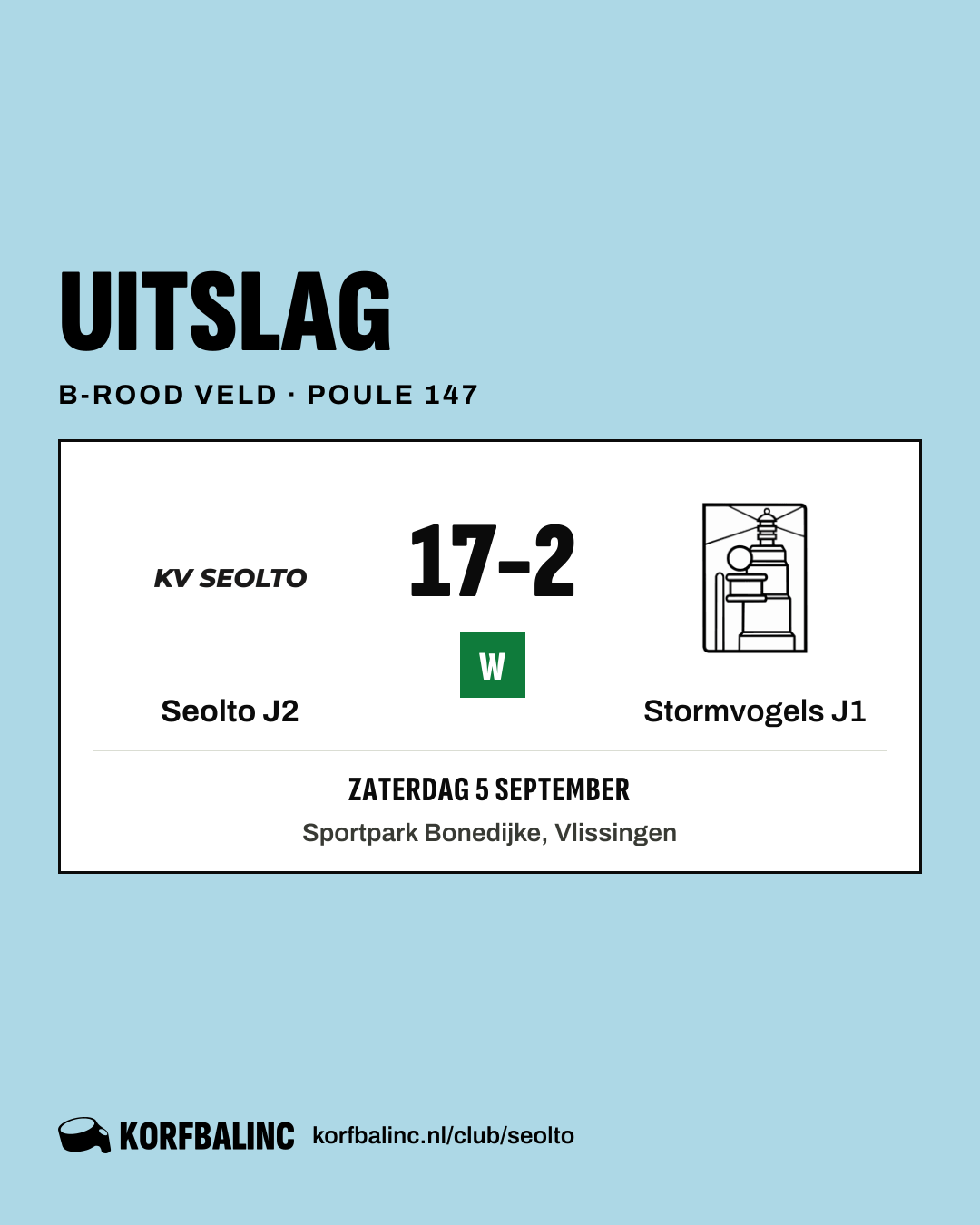 Seolto J2 - Stormvogels J1