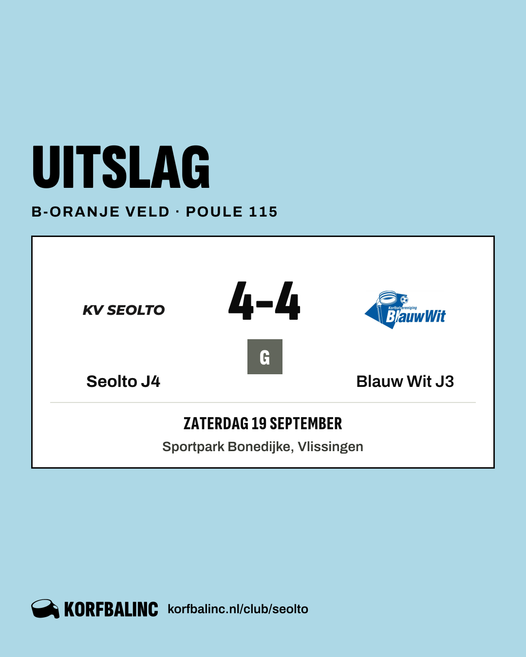 Seolto J4 - Blauw Wit J3