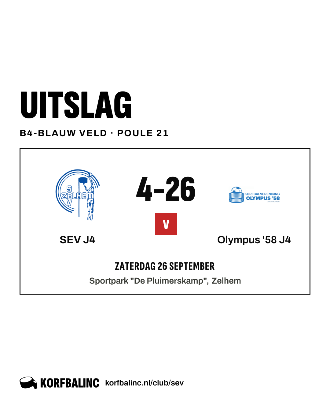 SEV J4 - Olympus '58 J4