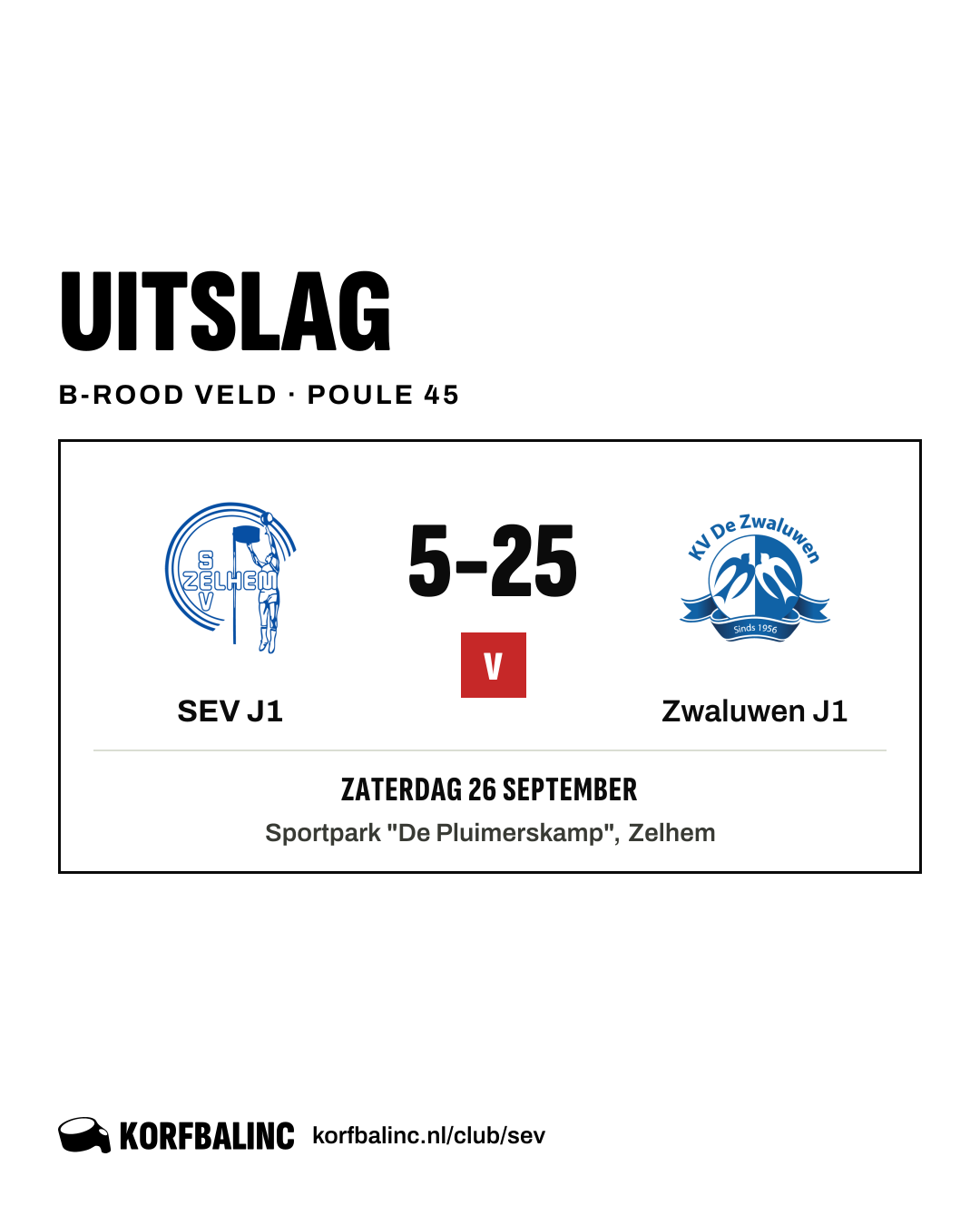 SEV J1 - Zwaluwen J1