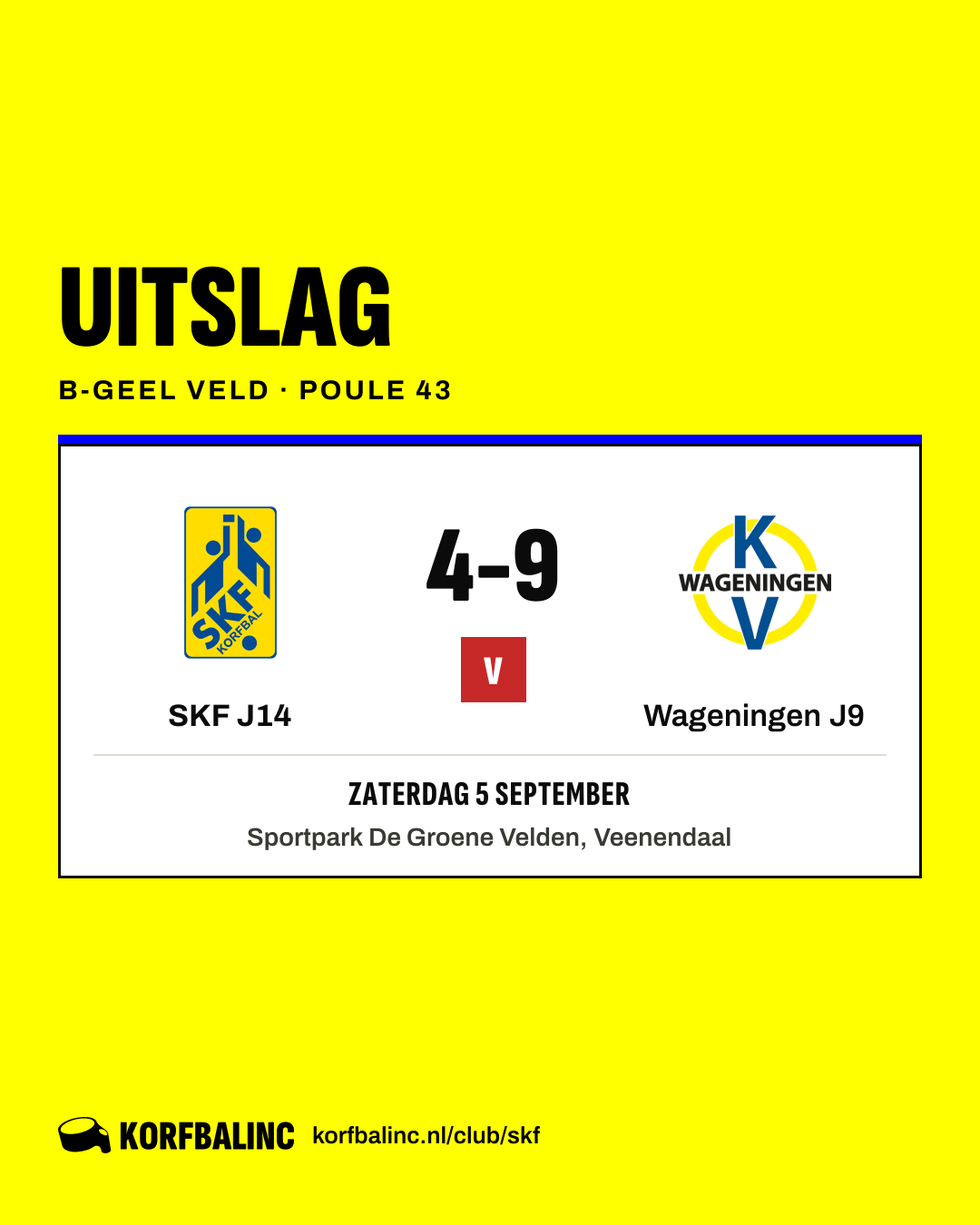 SKF J14 - Wageningen J9