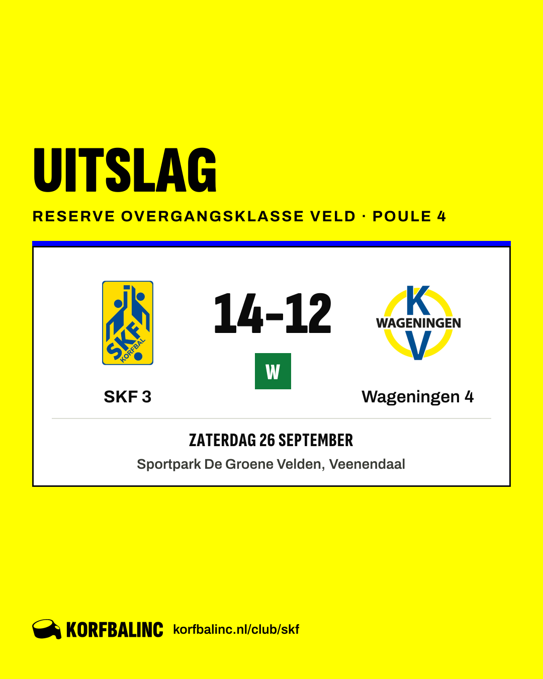 SKF 3 - Wageningen 4