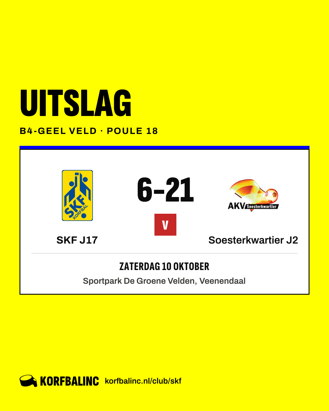 SKF J17 - Soesterkwartier J2
