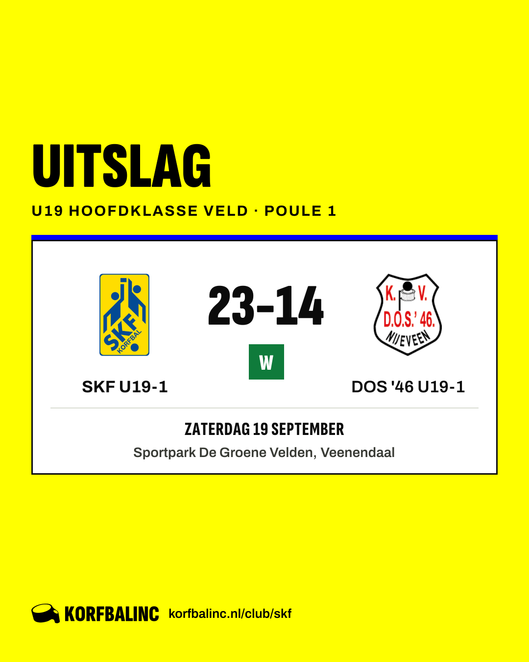 SKF U19-1 - DOS '46 U19-1