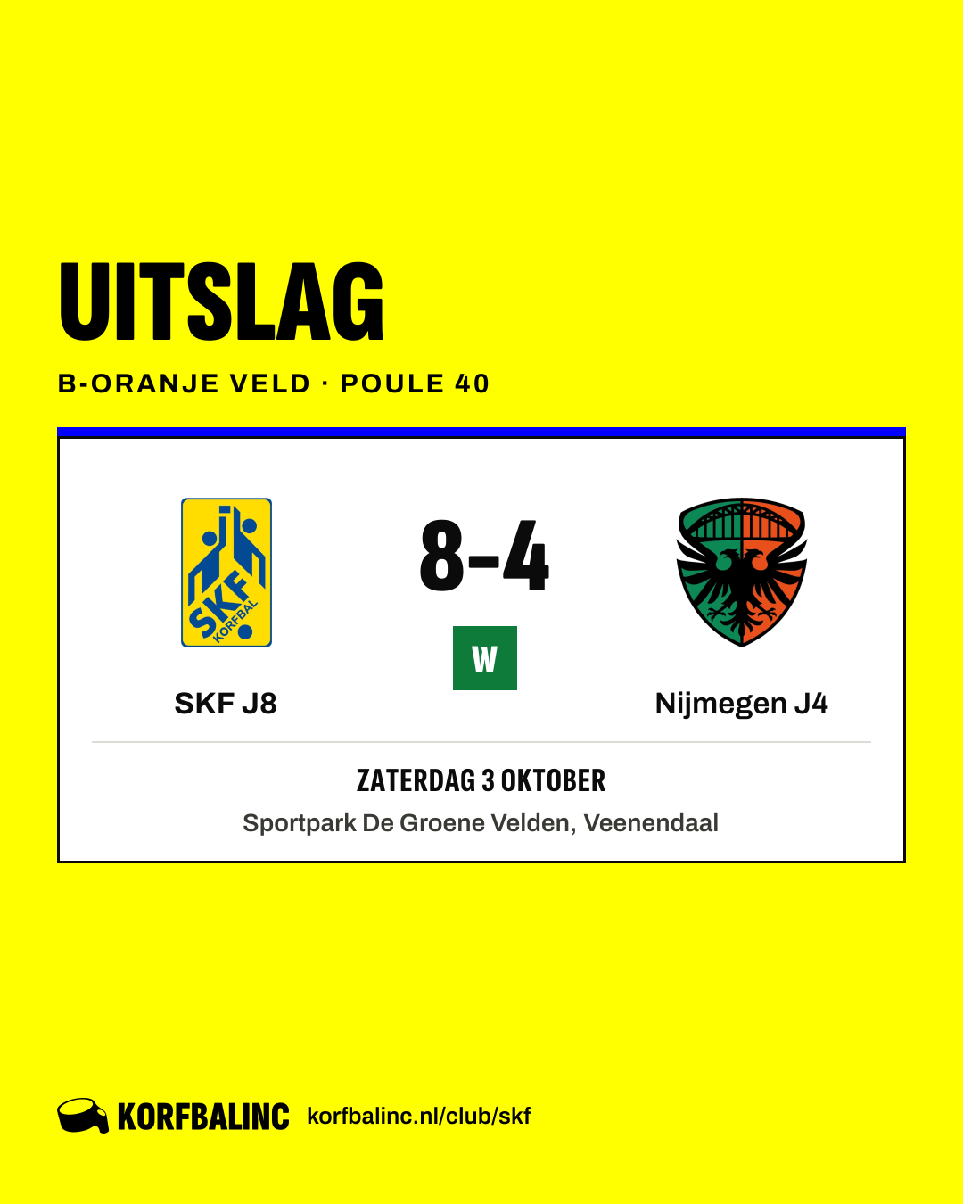 SKF J8 - Nijmegen J4
