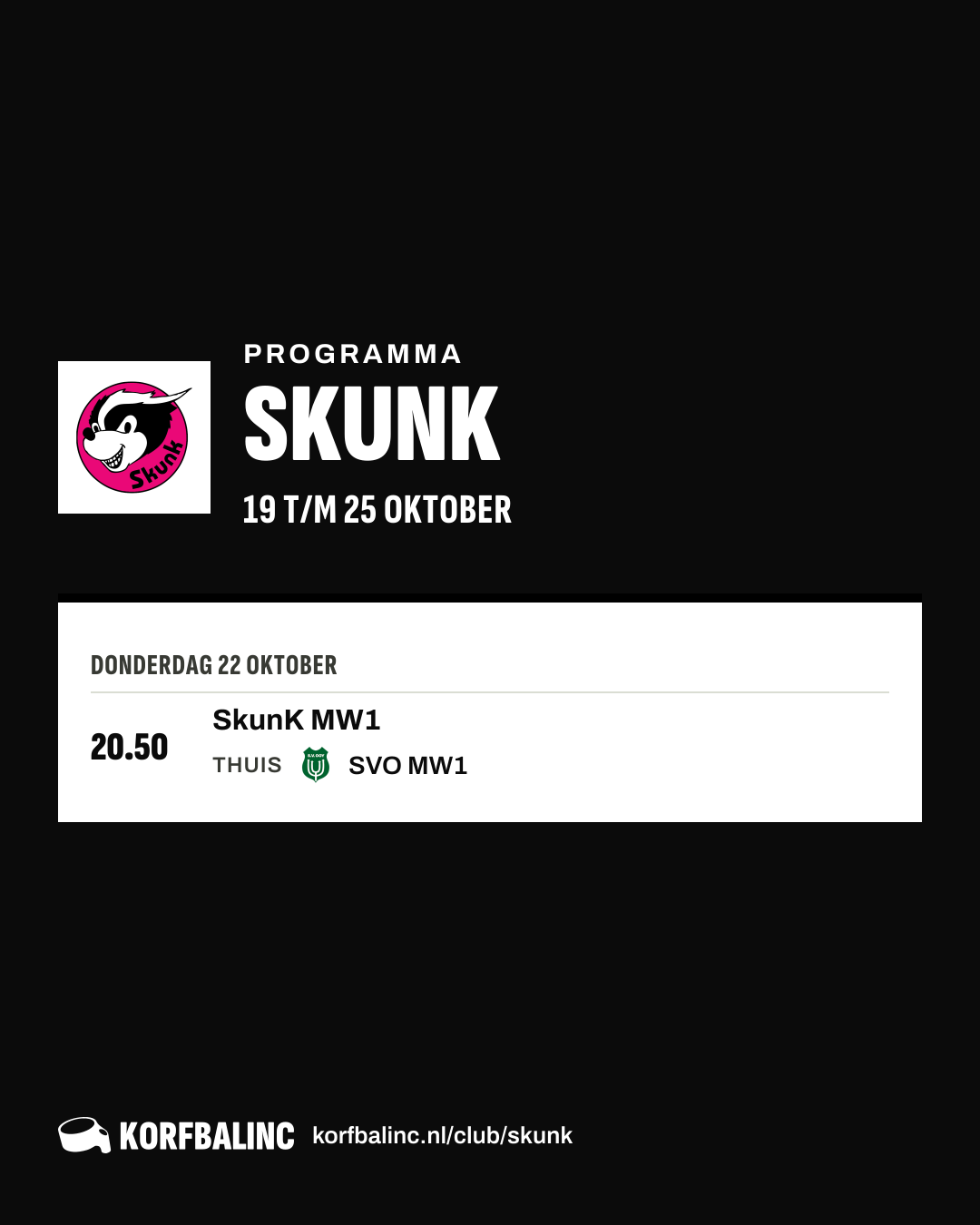 Uitslagen SkunK