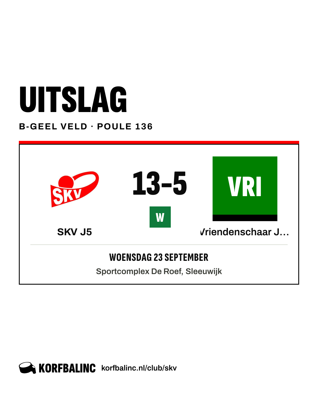 SKV J5 - Vriendenschaar J10
