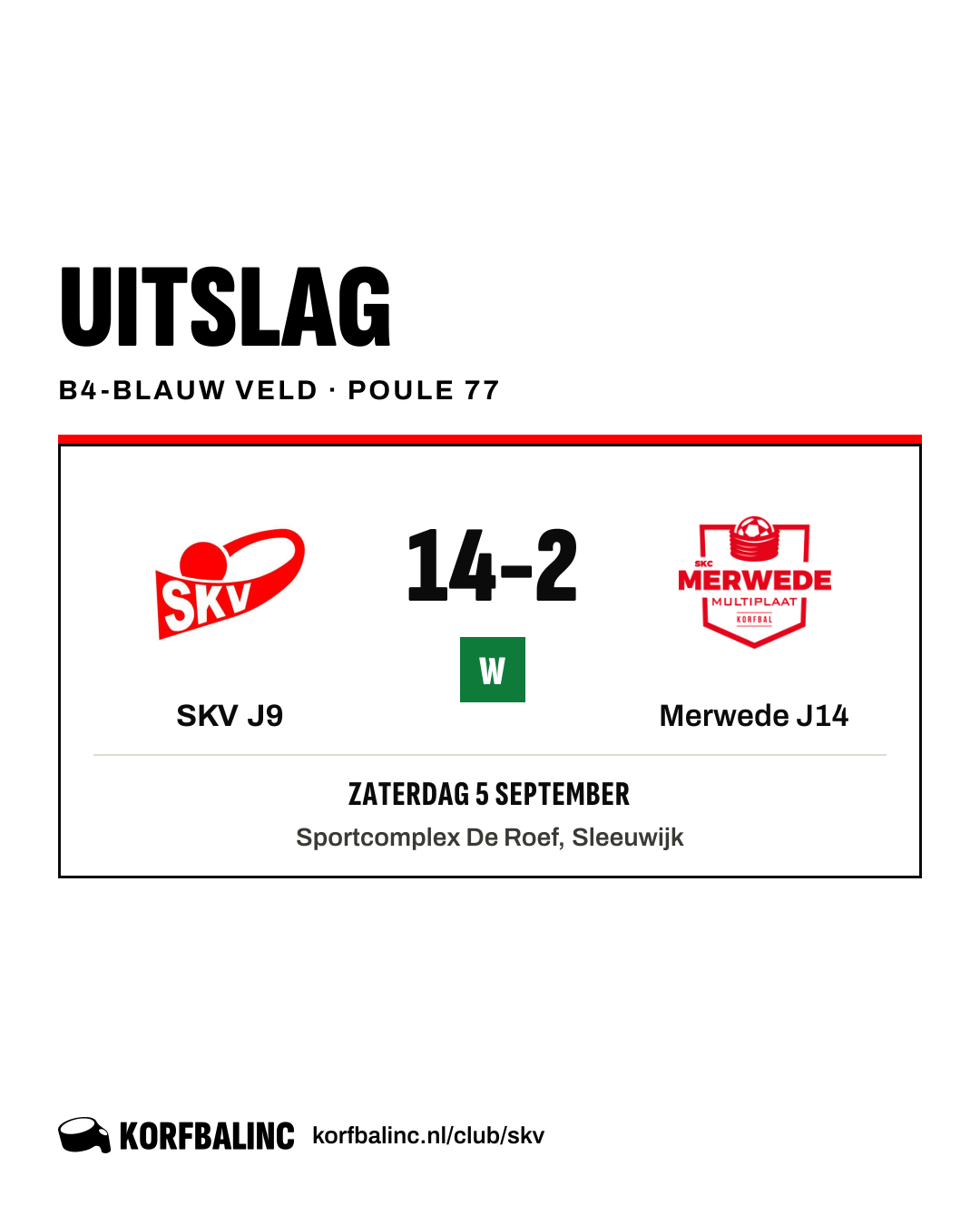 SKV J9 - Merwede J14