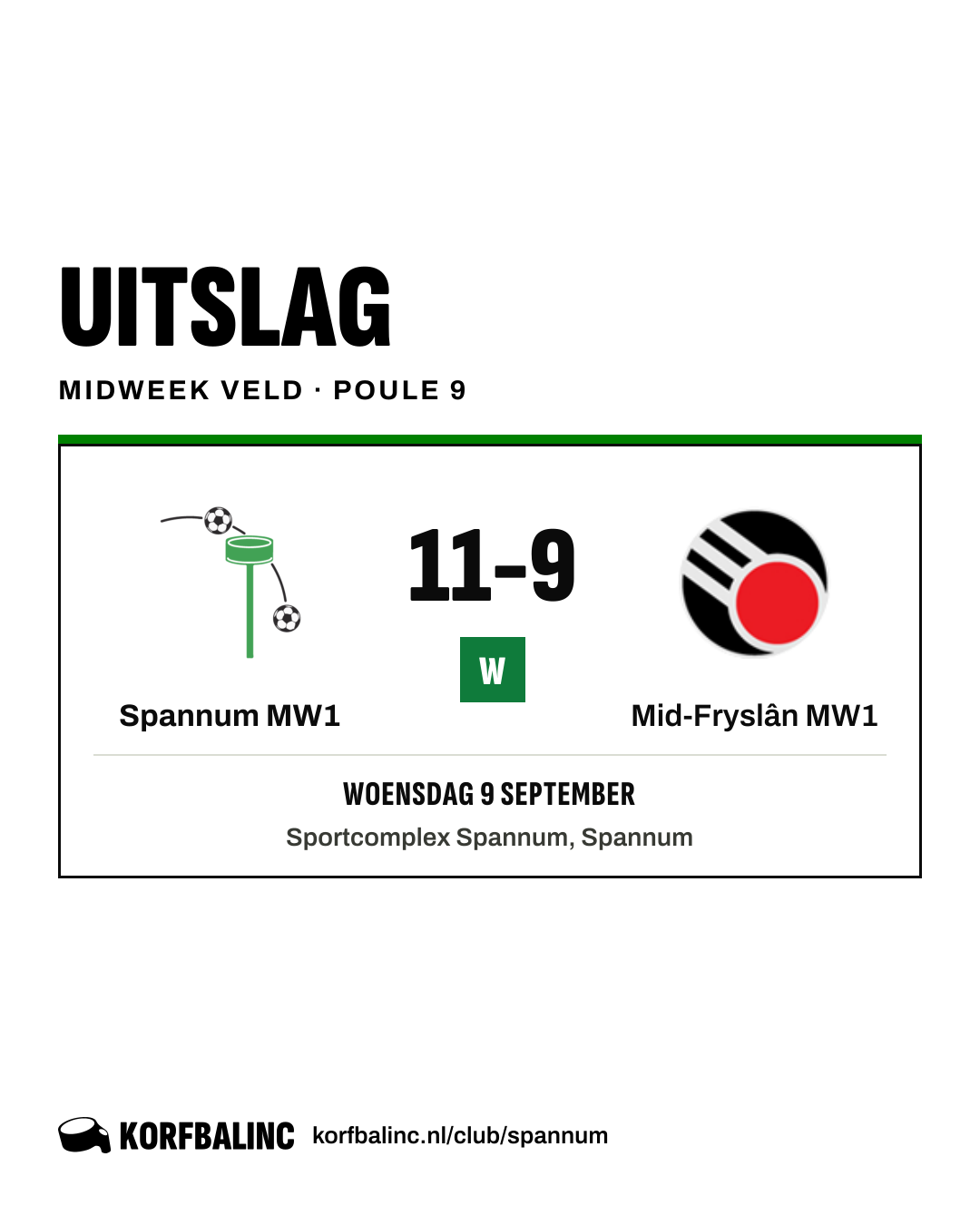 Spannum MW1 - Mid-Fryslân MW1