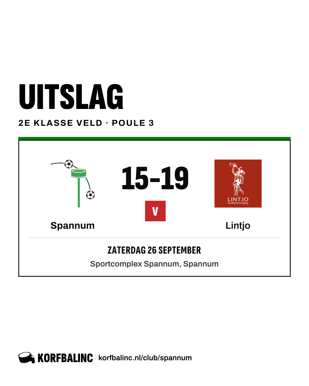 Spannum - Lintjo