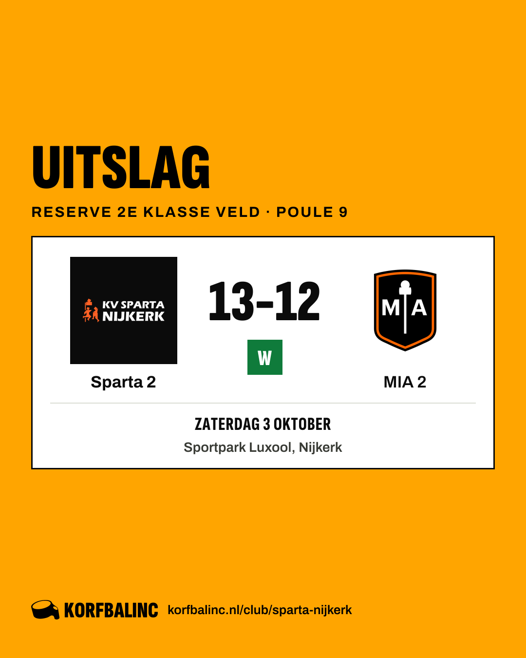 Sparta 2 - MIA 2