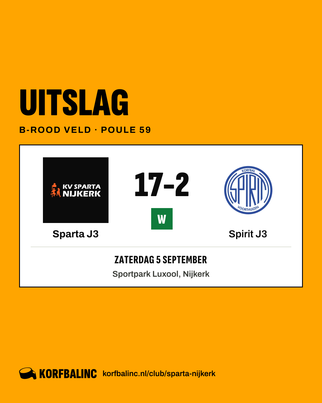 Sparta J3 - Spirit J3