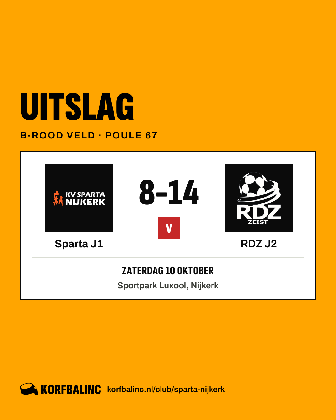 Sparta J1 - RDZ J2