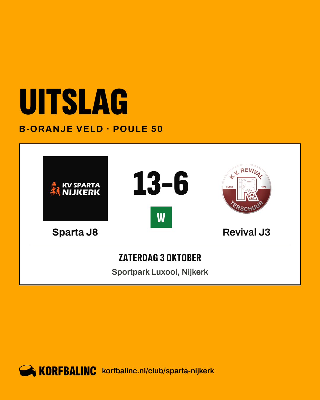 Sparta J8 - Revival J3
