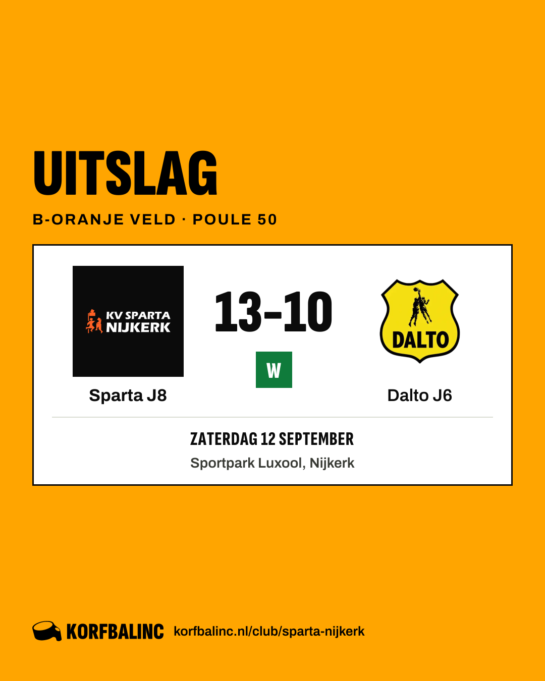 Sparta J8 - Dalto J6