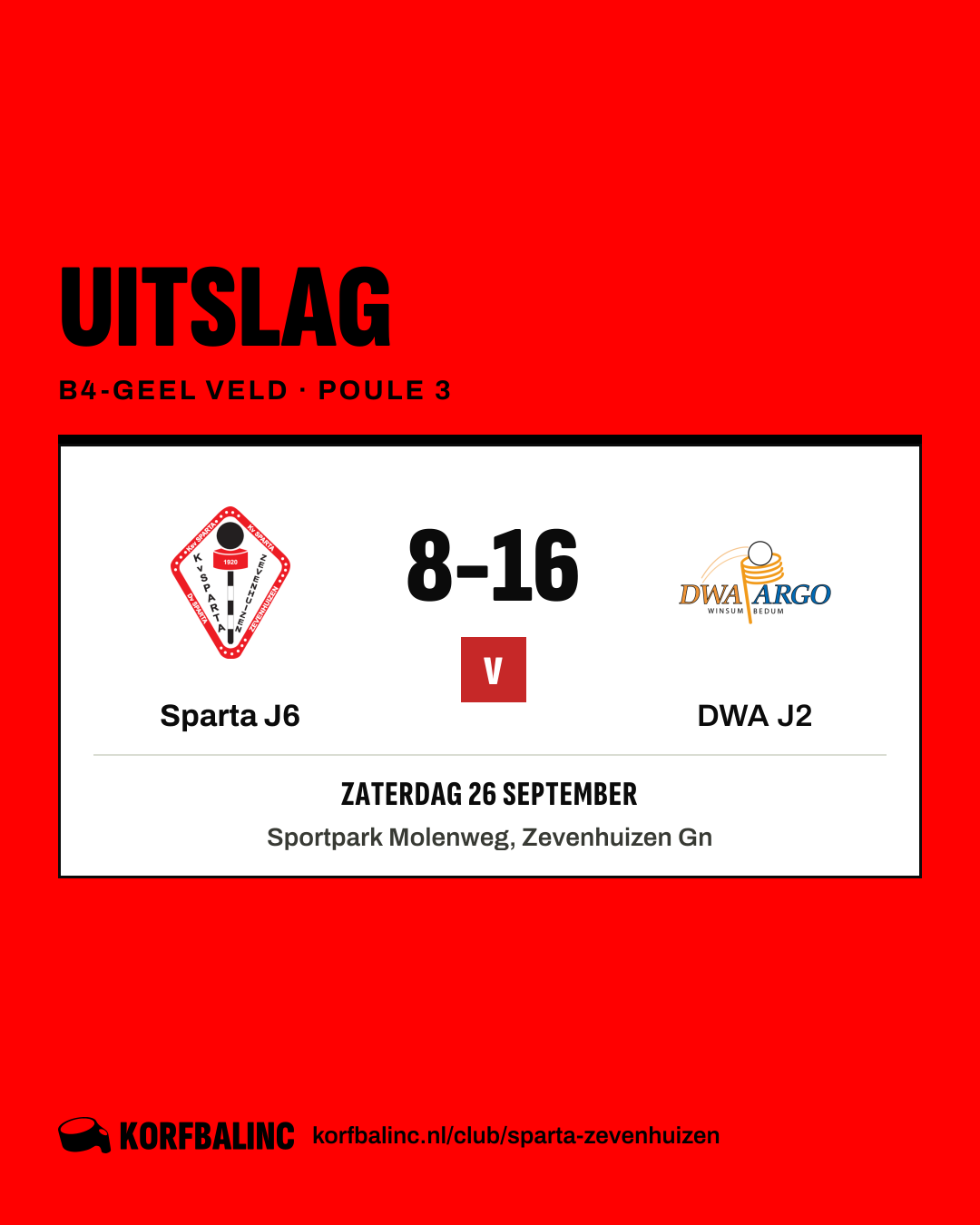 Sparta J6 - DWA J2