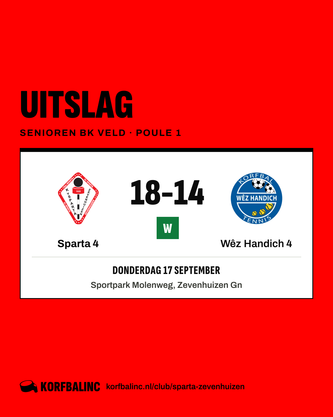 Sparta 4 - Wêz Handich 4