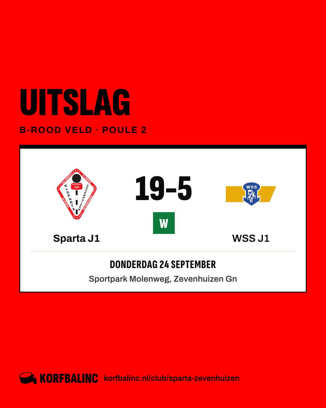 Sparta J1 - WSS J1