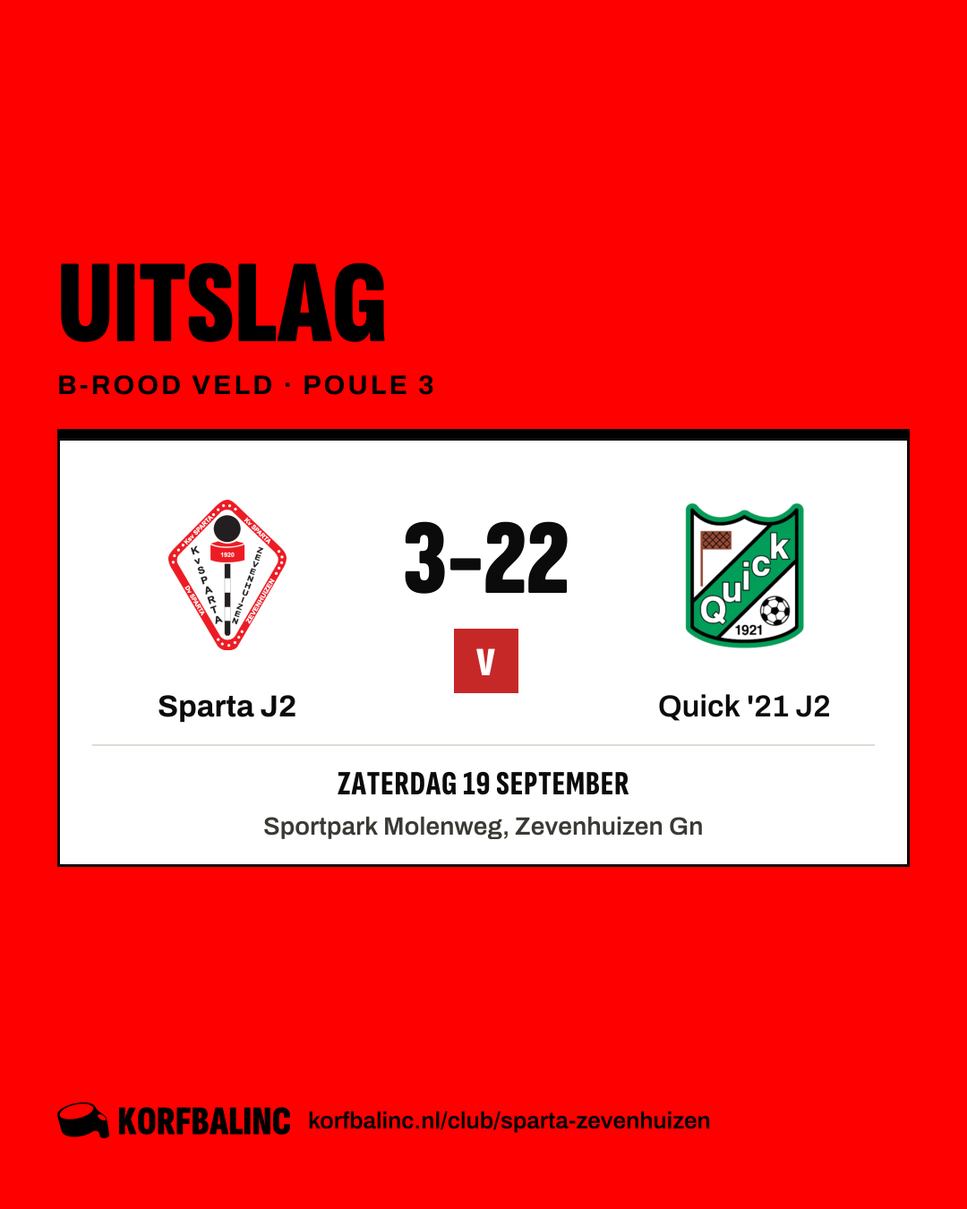 Sparta J2 - Quick '21 J2