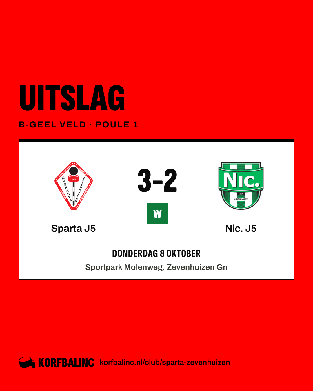 Sparta J5 - Nic. J5
