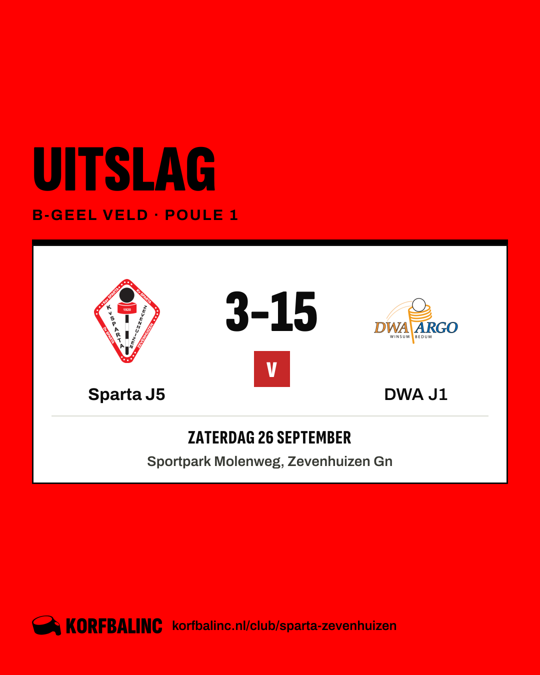 Sparta J5 - DWA J1